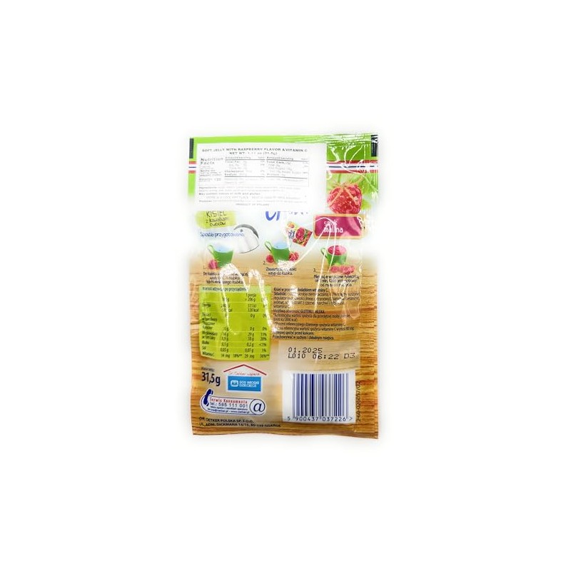 Dr Oetker Slodka Chwila Kisiel Raspberry 5-pack 5x31.5g/5x1.1oz Eastern European