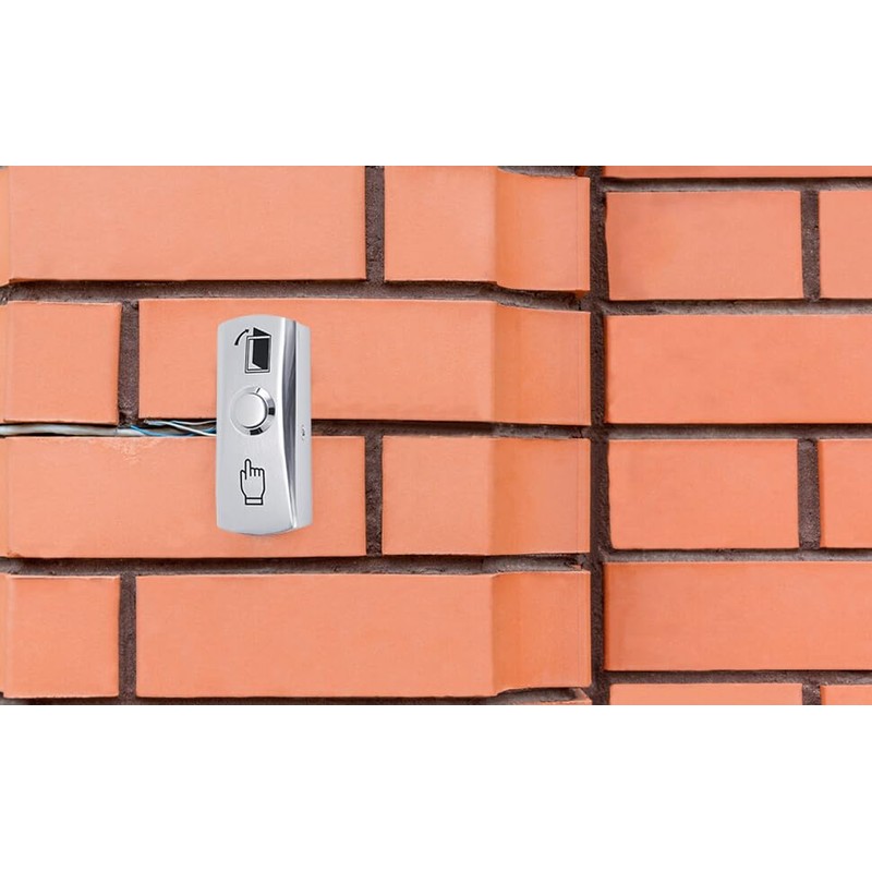 Push to Exit Button for Door Access Control System Zinc