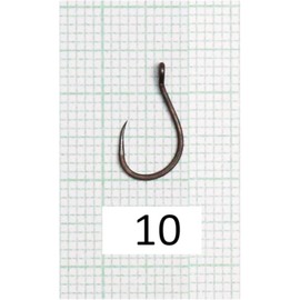 PRO FILSTAR 10 Piece Fishing Hook Set Barbless N10 - Method Feeder - Carp Fishing Hooks - Carp Fishing Accessories - Pop Up Boilies Carp Hooks - Carp Fishing Hooks - Carp Rigs - Fishing Accessories