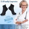 CHARMKING Compression Socks Women & Men 6 Pairs 15-20 mmHg