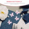 Beaupretty - Juego de 50 mariposas para manualidades (malla transparente,