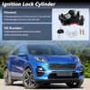 Partuto No.81900-D9G00 Ignition Lock Cylinder Assembly for Kia Sportage 2017-2022