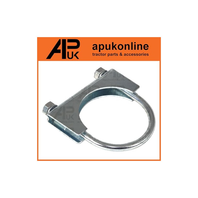 APUK Exhaust Silencer Pipe Tube Saddle Clamp 83mm Replacement for