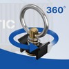 vandrabase 8 Pack L Track Tie Down O Ring, Single
