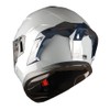 1Storm Motorcycle Full Face Helmet Dual Lens/Sun Visor Cement Grey