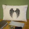 'Gothic Vampire Wings' Canvas Clutch Bag/Accessory Case (CL00042419)