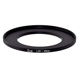 ICE 1.25" to 49mm Step Up Ring Filter Telescope Stepping Adapter