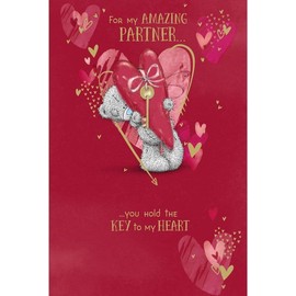 Me To You Bear Amazing Partner Valentine's Day Card
