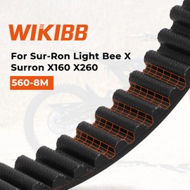 WIKIBB Motorcycle Electric Bike Drive Belt for Surron Sur-Ron Light Bee X Surron X160 X260 for Talaria Segway X260 X160 560-8M Electric Dirt Bike Black Drive Belt Replacement Motorcycle Accessories