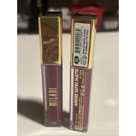 Milani Lot of (2) Milani Amore Satin Lip Cremes #06 REVEL