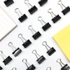 Ykimok 40Pcs Mini Binder Clips, 5/8 inch(15mm), Paper Clamps Micro