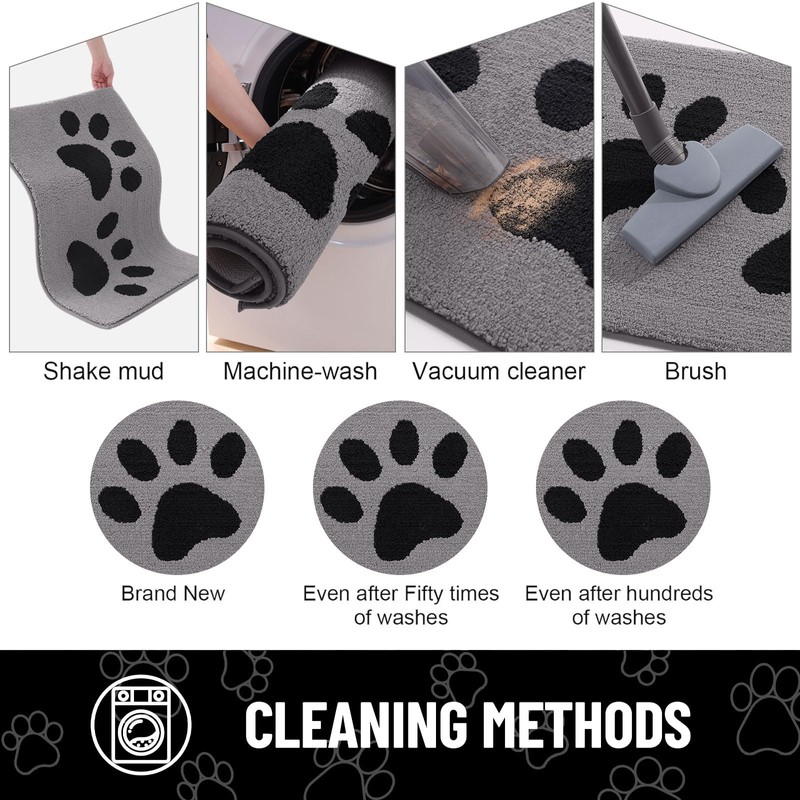 Arotive Indoor Door Mat, 20" x 30" Absorbent Dirt Resist