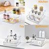 vacane Clear Spice Rack, 3 Tiered Shelf Spice Organizer for