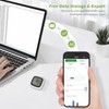 KeeKit Refrigerator Thermometer Alarm, Smart Bluetooth Temperature Monitor Sensor with