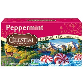 Celestial Seasonings Peppermint Herbal Tea, 20 Count
