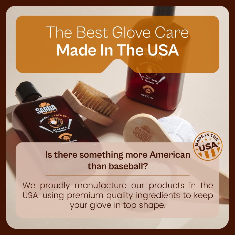Sarna Glove Conditioner Kit – Includes Cleaner, Soft & Hard