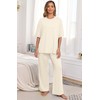 PrinStory Lounge Sets for Women 2 Piece Pajamas Sets Woman