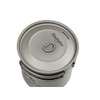 Gaobabu SOLO1100 Titanium Pot (with Lid and Thick Mesh Bag),