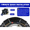 Snow-Chains Auto Fixing 1 Min Quick Fit Easy Installation Tire-Chains,