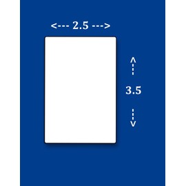 Blank Playing Cards (54 Cards) - 3.5 x 2.5 (Poker Size) - Thick Material - Easy to Write On! (Perfect for DIY Games or Flash Cards)