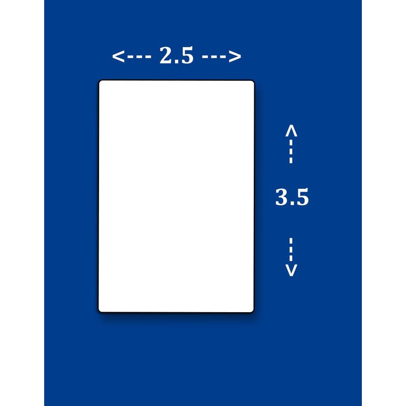 Blank Playing Cards (54 Cards) - 3.5 x 2.5 (Poker