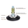 Furniture Levelers - Adjustable Leveling Legs for Tables Chairs Cabinets