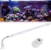 Fish Tank Clip on Light Aquarium Clamp Lamp with White
