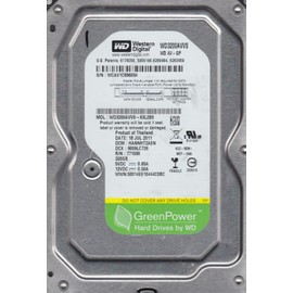 WD3200AVVS-63L2B0 Western Digital 320GB 5400RPM SATA 3.0 Gbps 3.5 inch AV Hard Drive