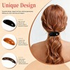 3Pcs French Hair Barrettes, Tortoise & Leopard Acetate Clips