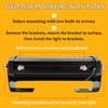 EASE2U E LED Emergency Strobe Lights for Vehicle Trucks, 4