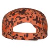 Nayt Men's Washed Cotton Twill Army Cap Orange Camo