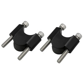 SEFIS Arc Motorcycle Handlebar Riser Motorcycle Handlebar Risers Handlebar Clamp Height Adjustment (Black, 22 mm / 20 mm)
