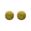 Rannb Decorative Mirror Screw, Gold Cap, 0.75" Cap Dia, 12pcs
