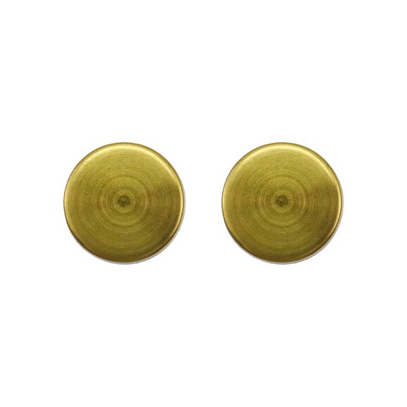 Rannb Decorative Mirror Screw, Gold Cap, 0.75" Cap Dia, 12pcs
