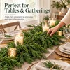 Artificial Cedar Garland for Christmas Decor – 1.8M Hanging Greenery