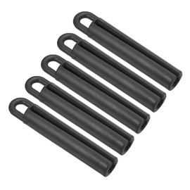 PATIKIL 4 Inch Billiard Cue Hanger 5 Pack Rubber Snooker Pool Rod Case Protection Billiard Stick Storage Hanging Tool Accessories Black