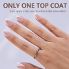 Misssix Uñas francesas profundas, 160 puntas de gel francesas, uñas