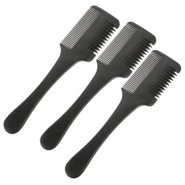 IWOWHERO 3pcs Hair Cutting Comb Razor Hair Thinning Tools for Women Men Boys and Girls Styling Comb