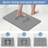 VEELOIM STONE BATH MAT DIATOMACEOUS SHOWER MAT NON-SLIP SUPER ABSORBENT