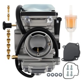 250 Carburetor for Yamaha Bear Tracker 250 YFM250 Bear Tracker YFM250X ATV Carb with Intake Manifold and Petcock Replace 4XE-14140-13-00