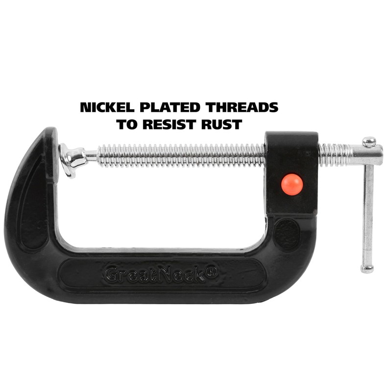 GreatNeck QRCC4 4 Inch Quick Release C-Clamp, Auto Repairs, Welding,