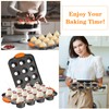 Yuanan 2Pack Mini Cheesecake Pans Removable Bottom Mini Cupcake Pans,