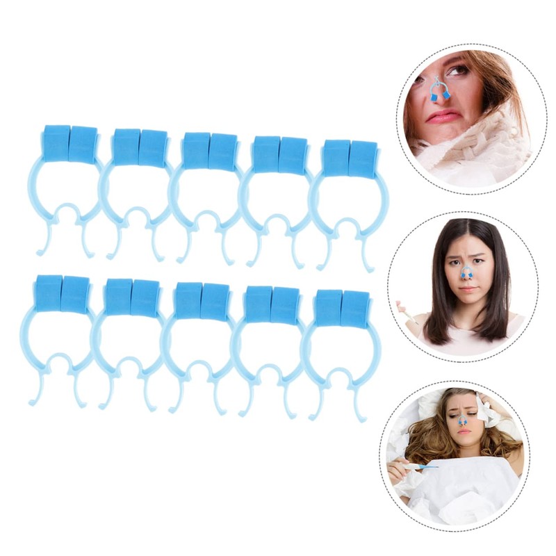 NOLITOY 4sets Nose Clips for Lung Breathing Training Durable Nasal