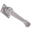 Hillman 5" Kickdown Door Stop - Satin Chrome Door Stoppers,
