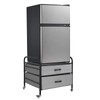 EazeHome Mini Fridge Stand, Fridge Stand with Storage, 2 Drawer