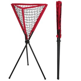 Venbytech for Portable Tripod Ball Caddy Holder Baseball/Softball Batting Traning W/Carry Bag