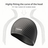 Silicone Swim Cap for Men Women - Comfortable Bathing Cap