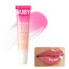 Ruby Kisses pH Lip Gloss, Pink Tinted Lip Balm Stain,
