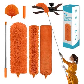 Hohoky 7-Piece Cobweb Duster Kit with Telescoping Pole