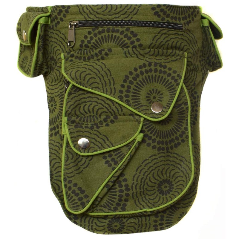 Little Kathmandu Cotton Popper Bum Bag/Fanny Pack - Einheitsgröße